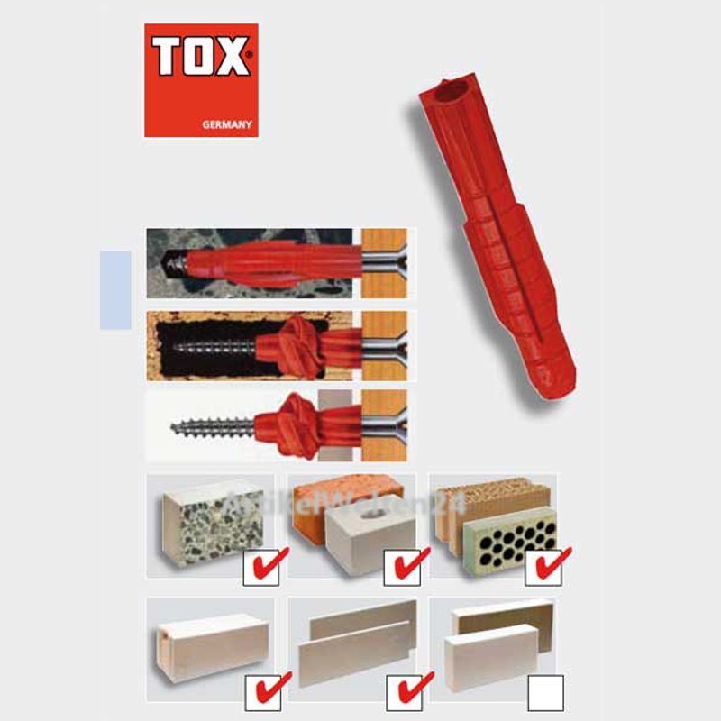 TOX Allzweckdübel Mit Kragen Trika, 4,08
