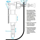 JOMO Lokus Pokus Universalfüllventil Spülkasten Ventil