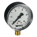 Manometer Anschluss unten 1/4", Anzeige 0-16 bar,...