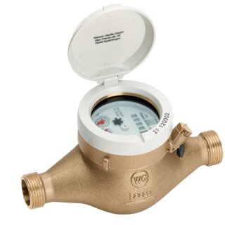 Hauswasserzähler 2026 Wasseruhr kalt, warm, 3/4 Zoll, 1 Zoll x 190mm, 260mm