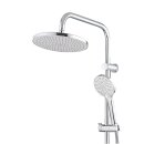 Duschsystem mit Regendusche 23cm Aufputz variable Montage