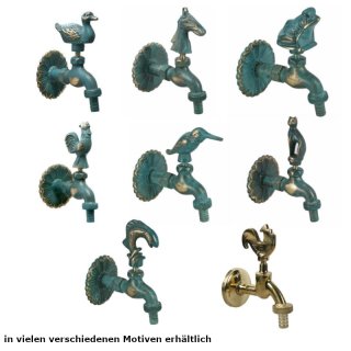 Nostalgie- Gartenauslaufventil 1/2 , Hahn, Ente,...