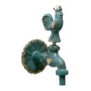 Nostalgie- Gartenauslaufventil 1/2" , Hahn - patiniert