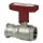ISO-T Pumpenkugelhahn 1" - 1 1/4" mit / ohne Schwerkraftbremse (SKB)