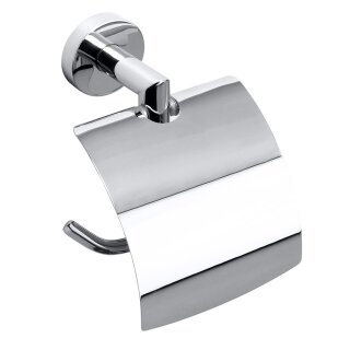 Bemeta OMEGA Papierrollenhalter mit Deckel, Chrom Messing 104212012