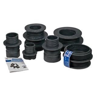 Rohrgummiadapter, Profi-Set 6-tlg. Reduzierung DN125 -...