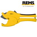 REMS Rohrschere ROS P42S, Schnellrücklauf, stabile Ausführung, für Kunststoff-/Verbundrohre bis 42 mm