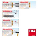 TOX Nageldübel "Attack" für Holz-Bauteile, Sägezahngewinde, einfach und schnelle Montage