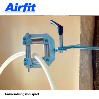 AIRFIT Abroll- und Umlenkhilfe mit Schraubzwinge, 20600SZ, Schlauchabroller