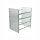 Regalsystem insta-modul Basis Fiko Stahlblech 770x665x490mm für 4 Fittingskoffer