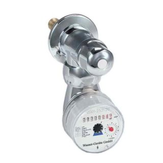 Ventilzähler komplett 3/4" x  40mm Qn 1,5, Warmwasser