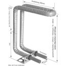 Heizbox für Heizkörperanschluss 15mm CU-Rohr