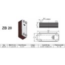 ZILMET Platten Wärmetauscher ZB2030 inkl. Isolierung 30 Platten, 4x3/4" AG