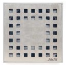AIRFIT Bodenablauf Profi 12x12cm, universal passend für DN50, DN90, DN110