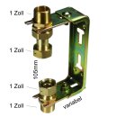 Wasserzählerbügel senkrecht inkl. Verschraubung...