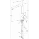 Villeroy & Boch STEEL SHOWER Küchen Armatur Edelstahl massiv, matt