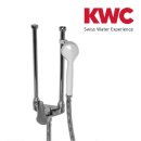 KWC Duscharmatur für drucklose Speicher, Stichmaß 100mm, verchromt