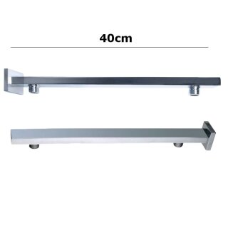 Brausearm AP eckig 40cm für Aufputzmontage, Duscharm für Brauseschlauch