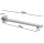 Brausearm UP eckig 39cm für Unterputzmontage, Duscharm 1/2" Anschluss, chrom
