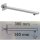 Brausearm UP eckig 39cm für Unterputzmontage, Duscharm 1/2" Anschluss, chrom