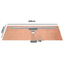 Duschrinne Edelstahl 70cm Fliese Komplett-Set, ESS Easydrain WALL Waterstop befliesbar