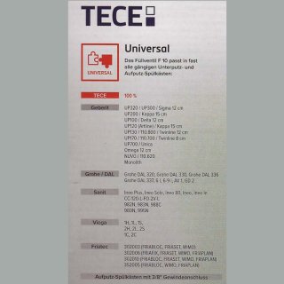 TECE Füllventil F10 Schwimmerventil Universal