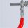 KNIPEX Zangenschlüssel gewinkelt 250mm mit abgewinkeltem Zangenschenkel