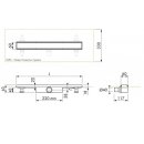 Edelstahl Duschrinne 1100mm KomplettSet, ESS Easy Drain Compact 30 FF Zero EDCOMFFZ1100-30