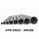 Valsir HT Abwasserrohr PP, DN110 x 750mm, HTEM mit einseitiger Muffe
