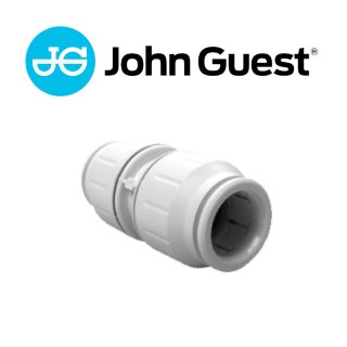 John Guest Speedfit Kunststoff-Steckfitting, gerader Rohr-Verbinder, PEM0415, für Rohr Ø 15mm