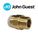 John Guest Speedfit Einschraubverbinder Anschlussverschraubung aus Messing, 22CMA,  für Rohr 22mm x 1" AG