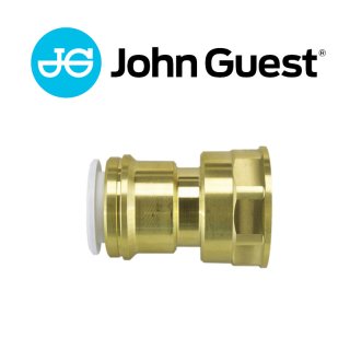 John Guest Speedfit Aufschraubverbinder Anschlussverschraubung aus Messing, 22CFA,  für Rohr 22mm x 1" AG