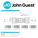 John Guest Multilayer Universal Verbinder, Steckverbinder, DVGW geprüft