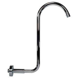 Brausearm Duscharm 32cm x 45 Grad 1/2 Zoll Anschluss, 28cm erhöht