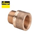 VIEGA Hahnverlängerungen aus Rotguss, mit Innenvielkant, Modell 3525, 1/2" x 12,5 mm