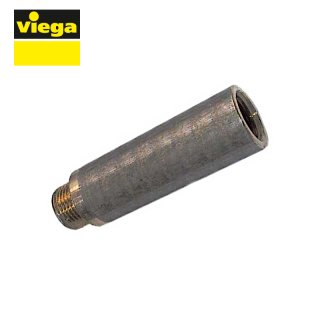 VIEGA Hahnverlängerungen aus Rotguss, mit Innenvielkant, Modell 3525, 1/2" x 50 mm