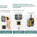 SCHUKO Steckdose 1-fach, Aufputz Feuchtraum, Plexo NEW,...