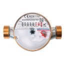 Wasserzähler 1/2" (3/4" AG) x 80mm, kalt -...