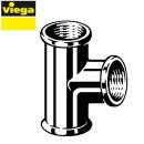 Viega Rotguss Winkel, Fitting, Rotguss T-Stück, 1 x 3/4 x 1" IG/IG/IG, Modell 3130