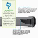 Valsir HT Bogen PP, HTB mit einseitiger Muffe DN100, 45 Grad