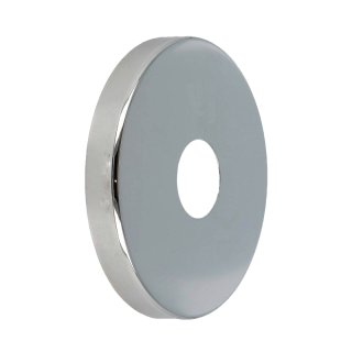 Hahnrosette DN15, Messing verchromt 1/2", Innen Ø22 mm, Außen Ø61 mm, Höhe 20mm