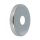 Hahnrosette DN15, Messing verchromt 1/2", Innen Ø22 mm, Außen Ø61 mm, Höhe 20mm
