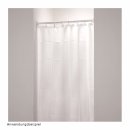 Duschvorhangstange, 100cm, für Nischenmontage, Alu-Rohr, weiß