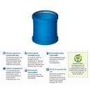 Valsir TRIPLUS Überschiebmuffe (HTU), schallgedämmt, DN100, Steckmuffe ohne Kleber