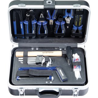 PROJAHN Werkzeugkoffer Set 164 tlg., hochwertiges Sortiment in ABS Koffer