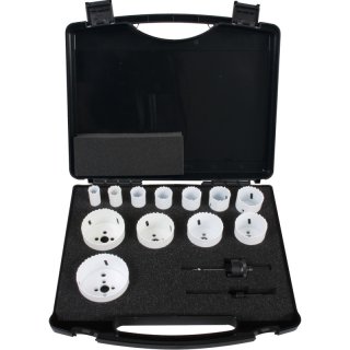 PROJAHN BiMetall Lochsägen-Koffer "Allround Plus", Ø 19-76mm, 2x 6kant Adapter