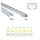 BIS RapidRail® Montageschienen, Stahl, C-Profil, gleichmäßiges Lochbild, WM 0 Profil, 27 x 18mm, 1 Meter