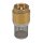 Messing-Fußventil für Pumpen, Ventilkappe mit Gummidichtung, 3/4"-1 1/2", geschlitzter Saugkorb