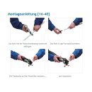 KAN-therm Pressfitting, Übergangswinkel 90° AG, mit Presshülse PPSU, Messing, 20mm x 1/2" AG