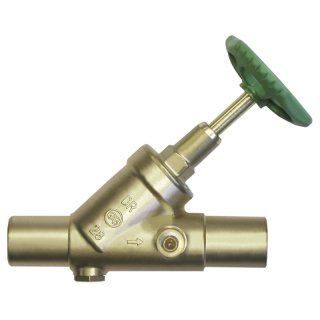 MS KFR Ventil, Press, Steck- und Lötanschluss mit Entleerung, A: 15mm x I: 12mm